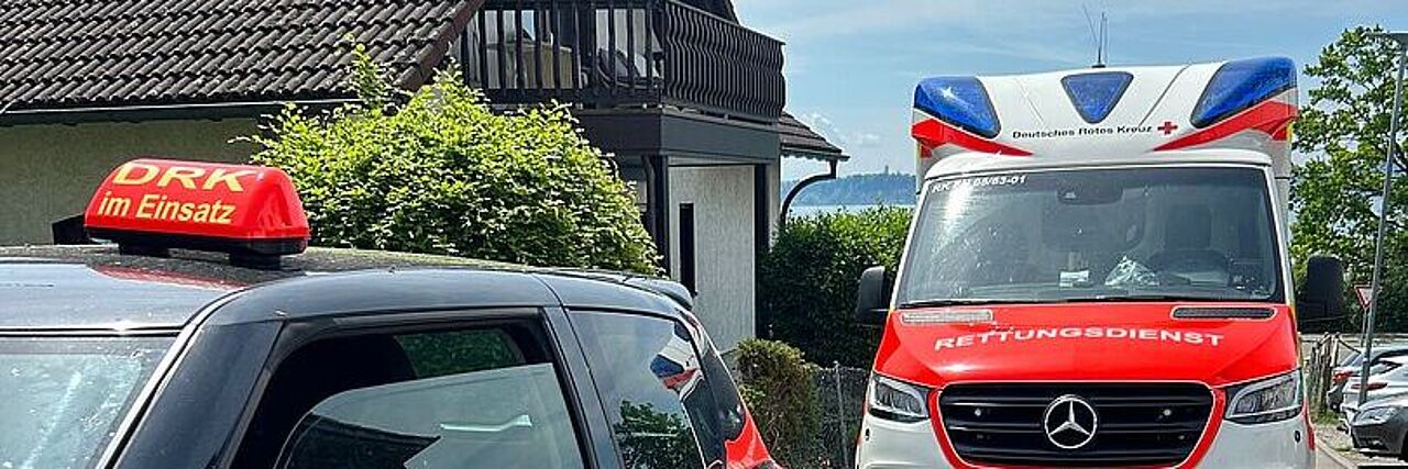 HVO Privat PKW und RTW bei HVO Einsatz